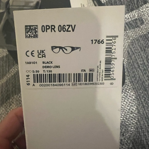 NIB authentic Prada glasses demo lens black frame - Picture 15 of 16